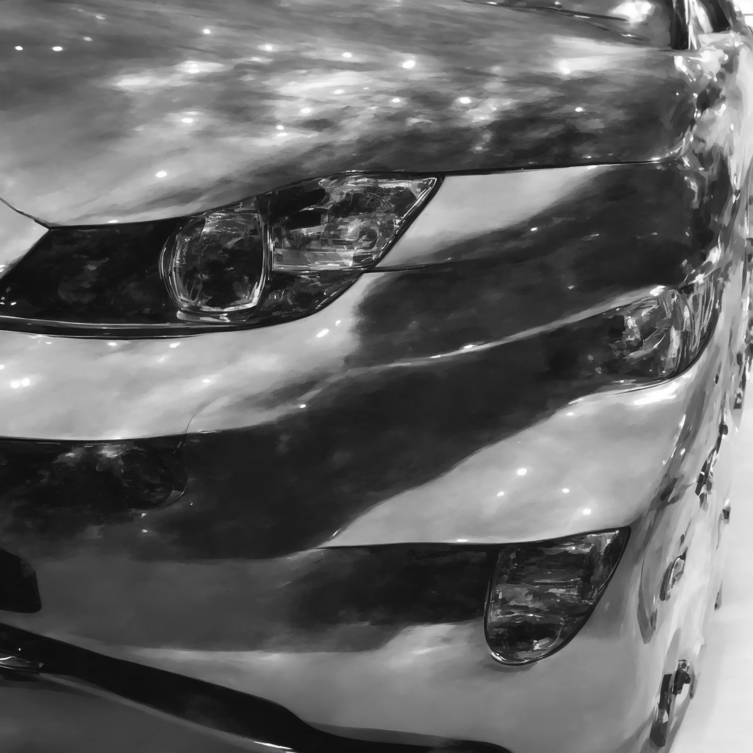 Close-up of professional automotive detailing showing quality finish and protection